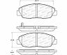 StopTech StopTech Street Brake Pads - Front for Honda Civic