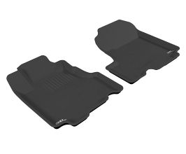 3D Mats 2007-2011 Honda CR-V Kagu 1st Row Floormat - Black for Honda CR-V 4