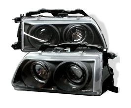 Spyder Honda Civic 90-91/CRX 90-91 Projector Headlights LED Halo Blk PRO-YD-HC90-HL-BK for Honda CR-X 2