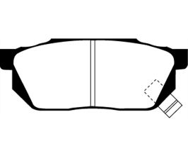 EBC 84-87 Honda Civic CRX 1.5 DX Greenstuff Front Brake Pads for Honda CR-X 2