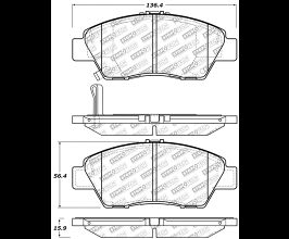 StopTech StopTech Street Select Brake Pads - Front for Honda CR-Z 1
