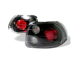 Spyder Honda Del Sol 93-97 Euro Style Tail Lights Black ALT-YD-HDS93-BK for Honda Del Sol 1