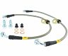 StopTech StopTech 94-01 Integra / 99-00 Civic Si w/Rear Disc Brakes Rear SS Brake Lines for Honda Civic del Sol