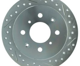 StopTech StopTech Select Sport 92-00 Honda Civic Drilled/Slotted Vented 1-Piece Rear Driver Side Brake Rotor for Honda Del Sol 1