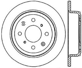 StopTech Acura & Honda Civic/Del Sol Rear CRYO-STOP Rotor for Honda Del Sol 1