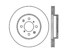 StopTech StopTech Power Slot 90-01 Integra (exc. Type R) /90-05 Civic EX/94-95 Civic SI wABS/99-03 Civic SI/ for Honda Del Sol 1