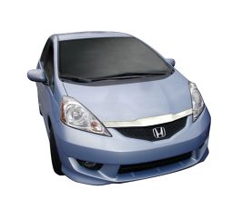AVS 09-10 Honda Fit Aeroskin Low Profile Hood Shield - Chrome for Honda Fit 2