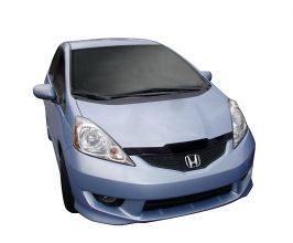 AVS 09-10 Honda Fit Aeroskin Low Profile Acrylic Hood Shield - Smoke for Honda Fit 2