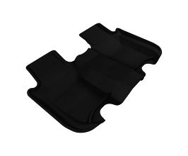 3D Mats 2009-2013 Honda Fit Kagu 2nd Row Floormats - Black for Honda Fit 2