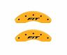 MGP Caliper Covers Front set 2 Caliper Covers Engraved Front FIT Yellow finish black ch for Honda Fit Base/Sport/EV