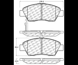 StopTech StopTech Performance 09-17 Honda Fit Front Brake Pads for Honda Fit 2