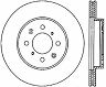 StopTech StopTech 90-01 Acura Integra (exc. Type R) SportStop Cryo Slotted & Drilled Front Left Rotor for Honda Fit Base/Sport/EV