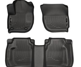 Husky Liners 15 Honda Fit Weatherbeater Black Front and Second Seat Floor Liners for Honda Fit 3