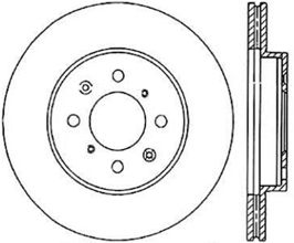 StopTech StopTech Power Slot 90-01 Integra / 93-05 Civic EX/93-97 Civic Si Fr Left Slotted CRYO-STOP Rotor for Honda Fit 3