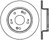 StopTech StopTech Power Slot 09-12 Acura TSX / 08-12 Honda Accord Coupe Rear Left Slotted CRYO Rotor