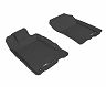 3D Mats 2010-2014 Honda Insight Kagu 1st Row Floormat - Black for Honda Insight