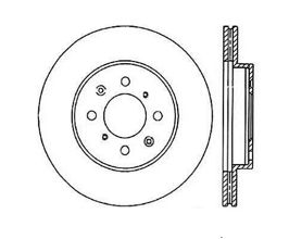 StopTech StopTech Power Slot 90-01 Integra (exc. Type R) /90-05 Civic EX/94-95 Civic SI wABS/99-03 Civic SI/ for Honda Insight 2