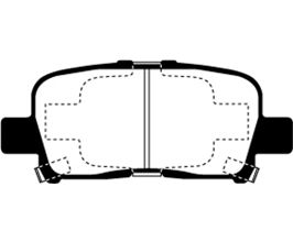 EBC 00-02 Acura MDX 3.5 Greenstuff Rear Brake Pads for Honda Odyssey 2