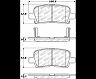 StopTech StopTech Street Select Brake Pads - Front for Honda Odyssey