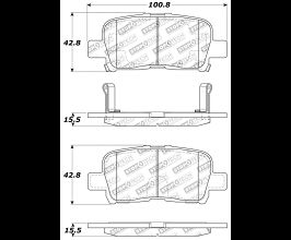 StopTech StopTech Performance Brake Pads for Honda Odyssey 2