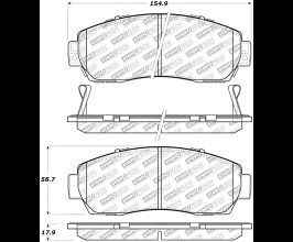 StopTech StopTech Street Select Brake Pads for Honda Odyssey 3