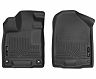 Husky Liners 2016 Honda Pilot WeatherBeater Front Black Floor Liners for Honda Pilot