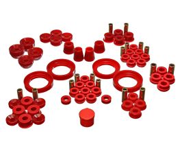 Energy Suspension 92-96 Honda Prelude Red Hyper-Flex Master Bushing Set for Honda Prelude 4