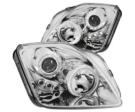 Anzo 1997-2001 Honda Prelude Projector Headlights w/ Halo Chrome w/ LED for Honda Prelude 5