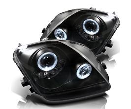 Spyder Honda Prelude 97-01 Projector Headlights LED Halo Black High H1 Low H1 PRO-YD-HP97-HL-BK for Honda Prelude 5