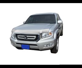 AVS 06-14 Honda Ridgeline Aeroskin Low Profile Hood Shield - Chrome for Honda Ridgeline 1