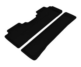 3D Mats 2006-2014 Honda Ridgeline Kagu 2nd Row Floormats - Black for Honda Ridgeline 1