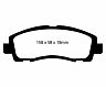 EBC 09-14 Acura TL 3.5 Ultimax2 Front Brake Pads for Honda Ridgeline