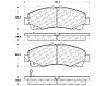 StopTech StopTech Street Touring 06-13 Honda Ridgeline / Acura TL Front Brake Pads