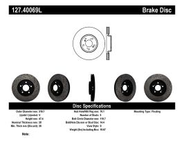 StopTech StopTech Slotted & Drilled Sport Brake Rotor for Honda Ridgeline 1