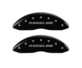 MGP Caliper Covers 4 Caliper Covers Engraved Front & Rear Ridgeline Black Finish Silver Char 2019 Honda Ridgeline for Honda Ridgeline 2