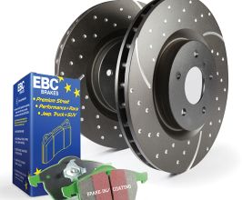 EBC S3 Kits Greenstuff Pads and GD Rotors for Honda Ridgeline 2