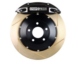 StopTech StopTech 06-09 Honda S2000 ST-40 Black Calipers 328x28mm Slotted Coated Rotors Front Big Brake Kit for Honda S2000 AP