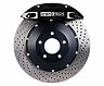 StopTech StopTech 06-09 Honda S2000 Black ST-40 Caliper 328x28mm Drilled Rotors Front Big Brake Kit for Honda S2000