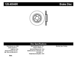 StopTech StopTech 00-09 Honda S2000 Front Drilled Right Rotor for Honda S2000 AP