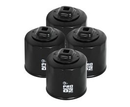 aFe Power Pro GUARD D2 Oil Filter 02-17 Nissan Cars L4/  04-17 Subaru Cars H4 (4 Pack) for Infiniti QX J50