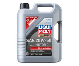 LIQUI MOLY 5L MoS2 Anti-Friction Motor Oil 20W50 for Infiniti QX J50