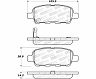 StopTech StopTech Sport Brake Pads w/Shims and Hardware - Rear for Infiniti EX35