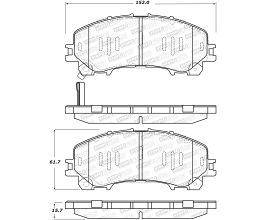 StopTech StopTech Sport Performance 14-17 Infiniti Q50 Front Brake Pads for Infiniti QX J50