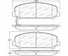 StopTech StopTech Sport Brake Pads w/Shims and Hardware - Rear for Infiniti QX56