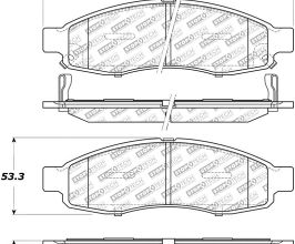StopTech StopTech Street Select Brake Pads - Rear for Infiniti QX JA60