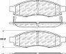 StopTech StopTech Street Select Brake Pads - Rear for Infiniti QX56