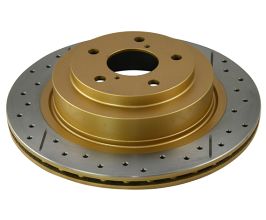 DBA 04-08 Infiniti QX56 / 04-05 Armada / 04-3/04 Titan Rear Drilled & Slotted Street Series Rotor for Infiniti QX JA60