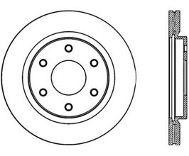 StopTech StopTech Cryo Slotted Passenger Side Front Sport Brake Rotor 05-07 Nissan Titan for Infiniti QX JA60