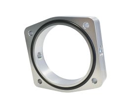 Torque Solution Throttle Body Spacer (Silver): 03-06 Nissan/Infinti VQ35DE for Infiniti QX L50