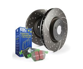 EBC S3 Kits Greenstuff Pads and GD Rotors for Infiniti QX L50